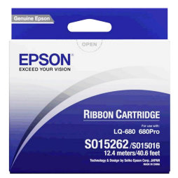 S015262 Риббон-картридж EPSON черный для LQ-680/LQ-860/LQ-1060/LQ-2500/LQ-2550