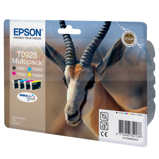 T0925 Набор картриджей EPSON для C91/CX4300 (4 цвета)