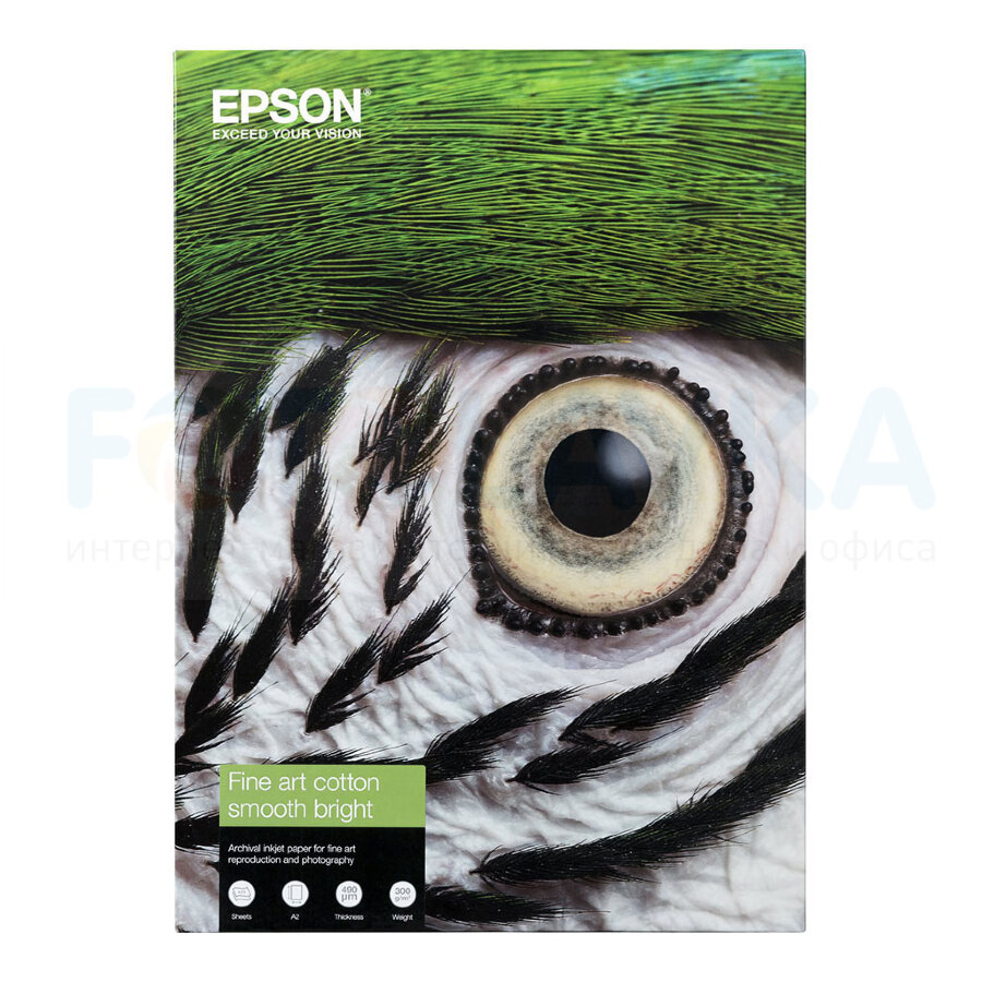 450273 Фотобумага EPSON Fine Art Cotton Smooth Bright 64" x 15м (300 г/м2)