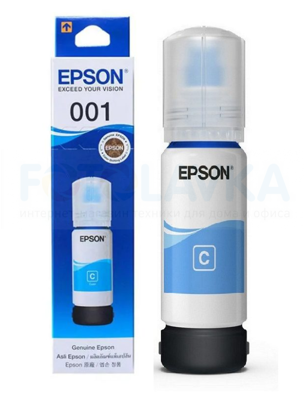 003 Контейнер с голубыми чернилами EPSON для L1110 / L3250 / L3256 / L5290 (азия)