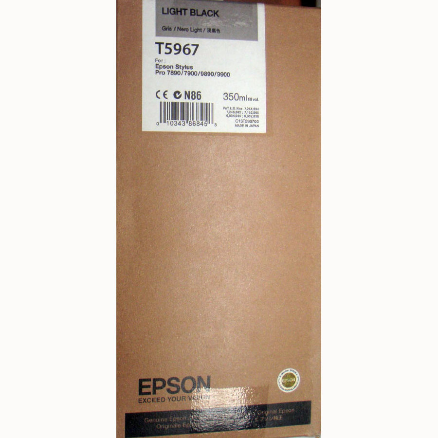 T5967 Картридж EPSON серый для Stylus Pro 7890/9890/7900/9900