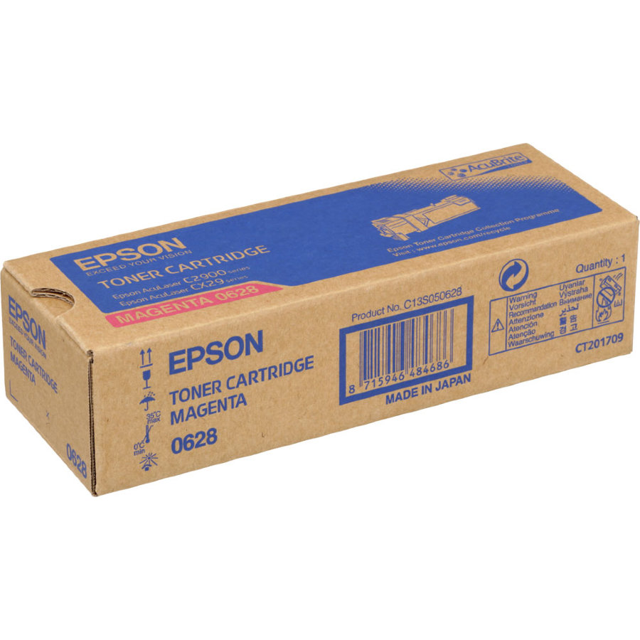 S050628 Тонер-Картридж EPSON пурпурный для AcuLaser C2900/CX29