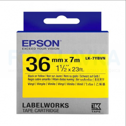 Виниловая лента LK-7YBVN для Epson LabelWorks LW-900P/LW-1000P
