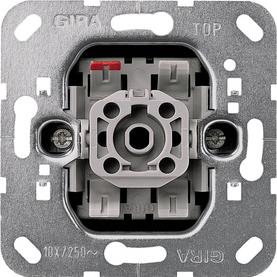 015100 - Gira Механизм кнопочного выключателя 1-кл. 10А; 250В;