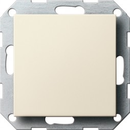 026801 - Gira System55 Заглушка с опорной платой, цвет глянцевый кремовый