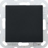 0268005 - Gira System55 Заглушка с опорной платой, цвет Черный матовый