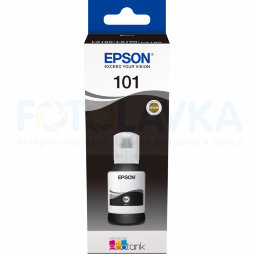 T03V14 Контейнер EPSON 101 EcoTank с черными чернилами для L4150/ L4160/ L4167/ L14150/ L6160/ L6170/ L6190