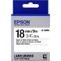 655006 Картридж EPSON с лентой LK-5WBN (лента стандартная 18мм, Бел./Черн.)