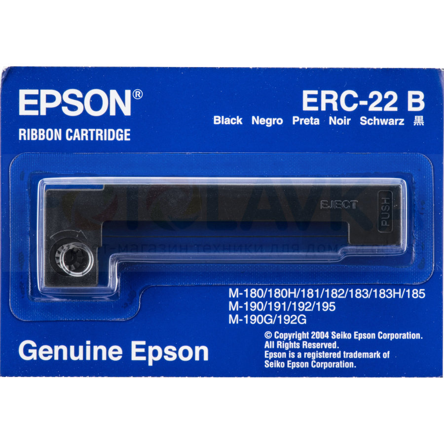 S015358 Картридж ERC-22 B (черный) для матричного принтера EPSON M-180, M190