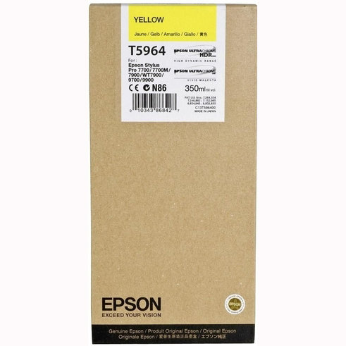 T5964 Картридж EPSON желтый для Stylus Pro 7890/9890/7900/9900