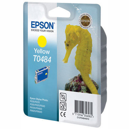 T0484 Картридж EPSON с желтыми чернилами
