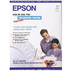41154 Термопереводная бумага EPSON Iron-On Cool Peel Transfer Paper A4 (10 листов)