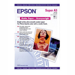 41264 Матовая фотобумага EPSON Matte Paper-Heavyweight A3+ (50 л., 167 г/м2)