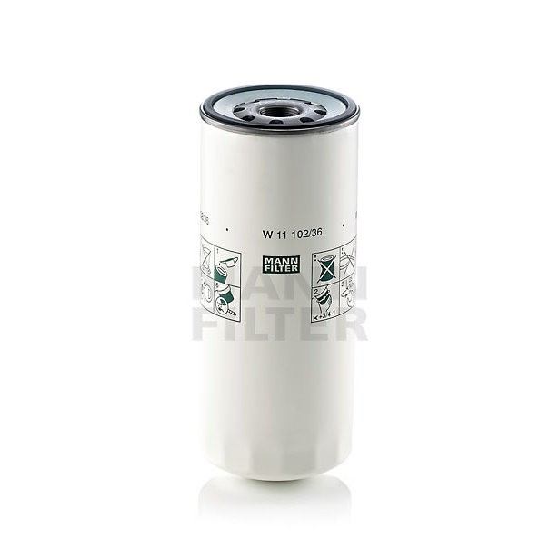 Масляный фильтр MANN-FILTER W11102/36
