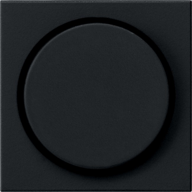 0650005 - Gira System55 Накладка светорегулятора, цвет Черный матовый