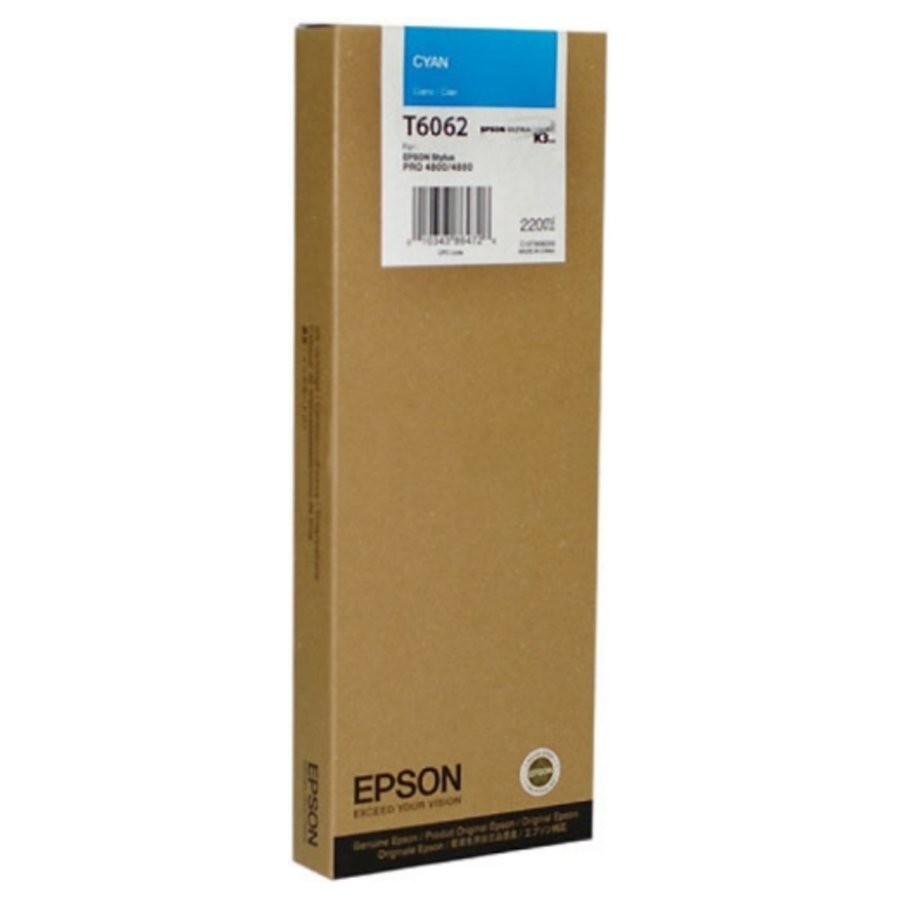 T6062 Картридж EPSON голубой повышенной емкости для Stylus Pro 4880